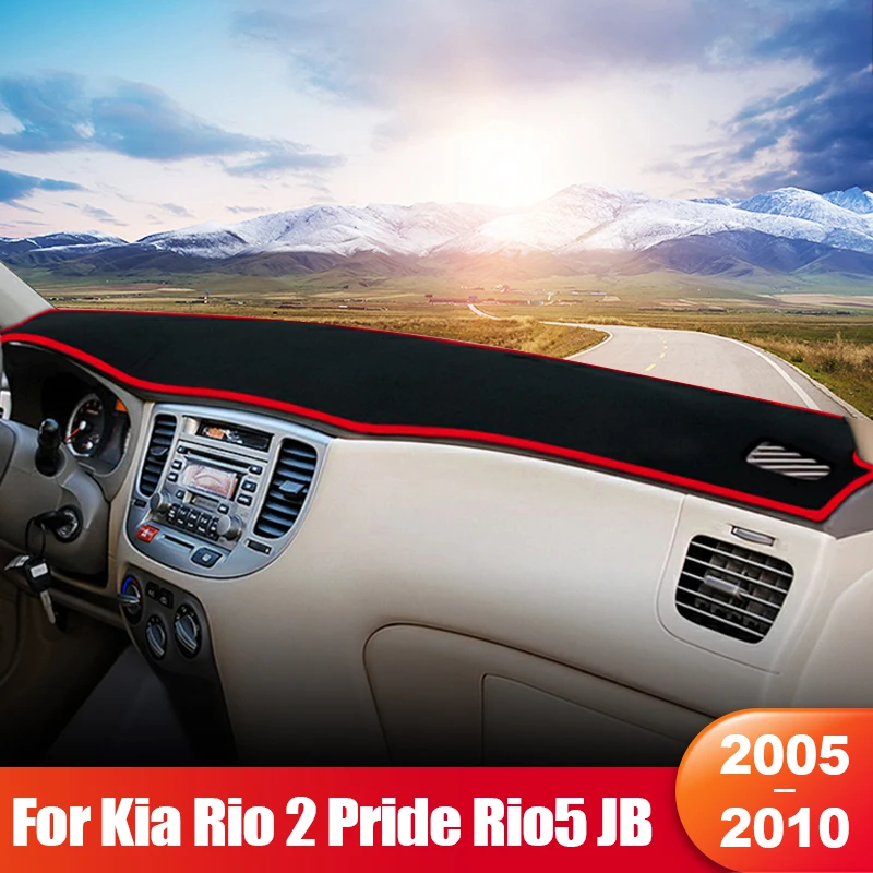 

For Kia Rio 2 JB 2005 2006 2007 2008 2009 2010 New Pride Rio5 Car Dashboard Sun Shade Cover Mat Instrument Panel Pad Accessories