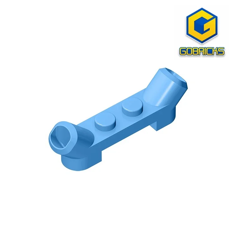 EKBricks EK-1197 Platte, modifiziert 1 x 4, mit abgewinkelten Rohren, kompatibel mit Lego 61072, DIY-Geschenken für Kinder