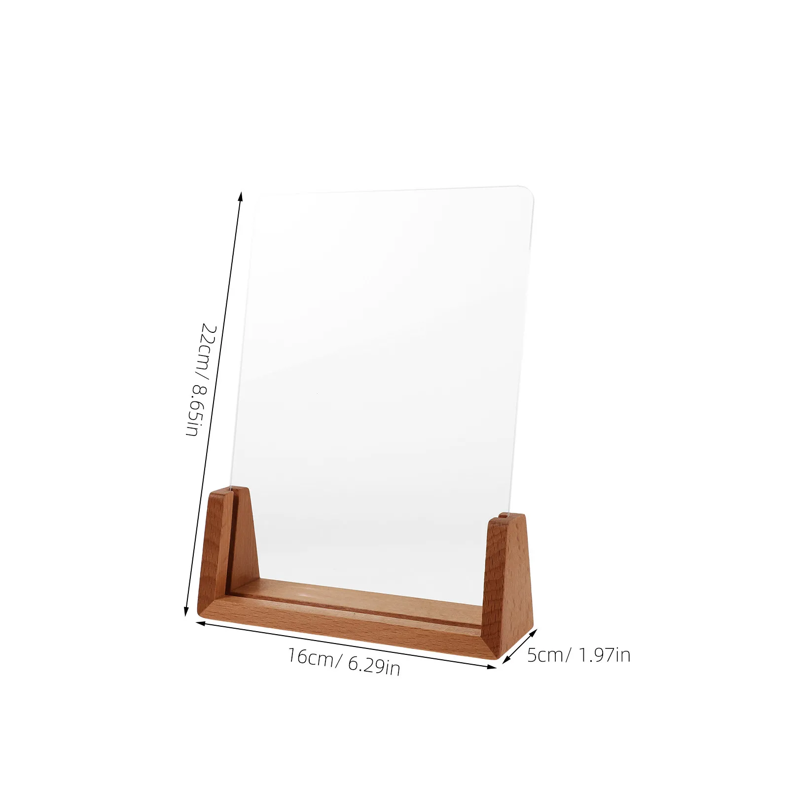 Nail Display Board Acrylic Clear Nail Art Sample Display Stand for Color Cards False Nails Practice Manicure Tools Organizer