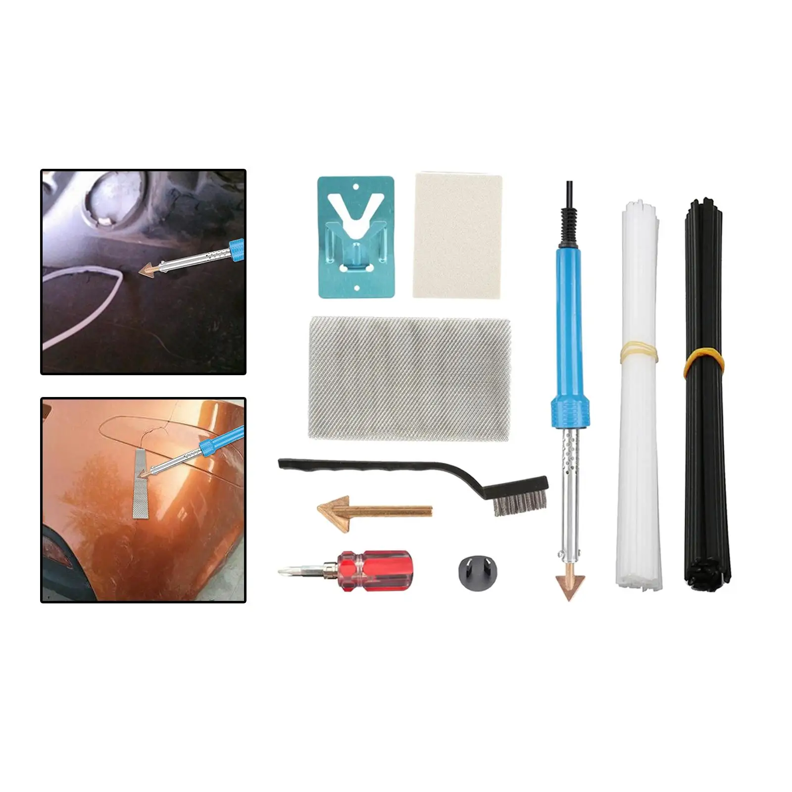 Plastic Welding 80W Surface Repair 2 Sandpaper Portable 220V for Crafts