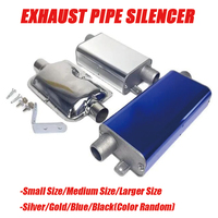 24mm Muffler Silencer S Curved Air Diesel Parking Heater Exhaust Pipe Aluminum Alloy Small Size For Car Truck Camper VAN