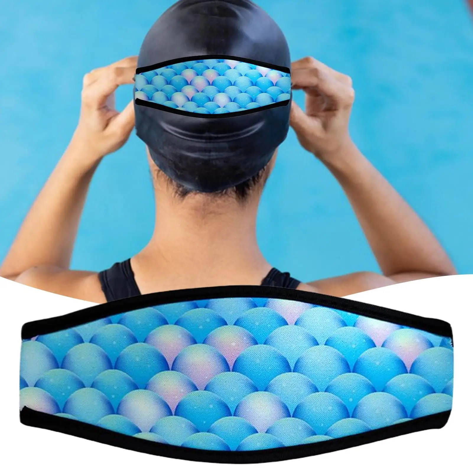 Neoprene Mask Strap Cover Snorkel & Scuba Gear Hair Protector Soft Goggle Strap Sleeve For Pool Sea Outdoor Adventure