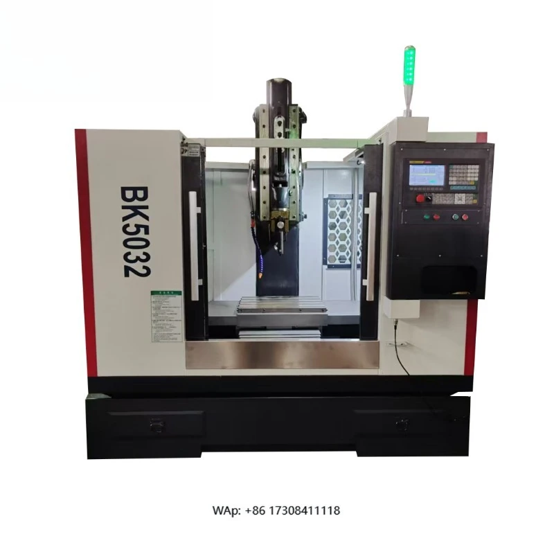 Máquina Ranuradora Vertical CNC Automática de Alta Precisión BK5032, Controlada por PLC, Multifuncional