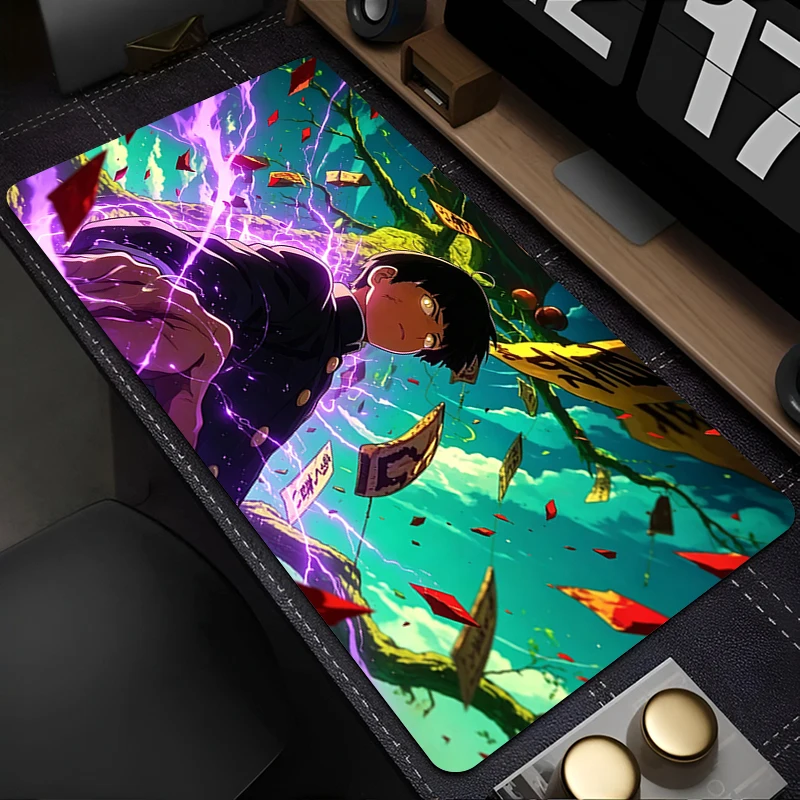 Mouse Pad Mob Psycho 100 Anime Mouse Pads Large Gaming Mousepad Gamer Extended Desk mat Computer Keyboard Mouse Colorful Carpet