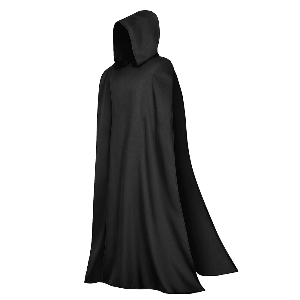 Мужской средневековый рыцарь, косплей, накидка с капюшоном, туника, костюм для Хэллоуина