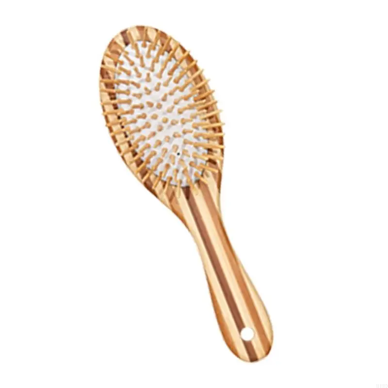918d устойчивая зубная расческа с широким бамбуком для легкого раскрытия и здоровья волос