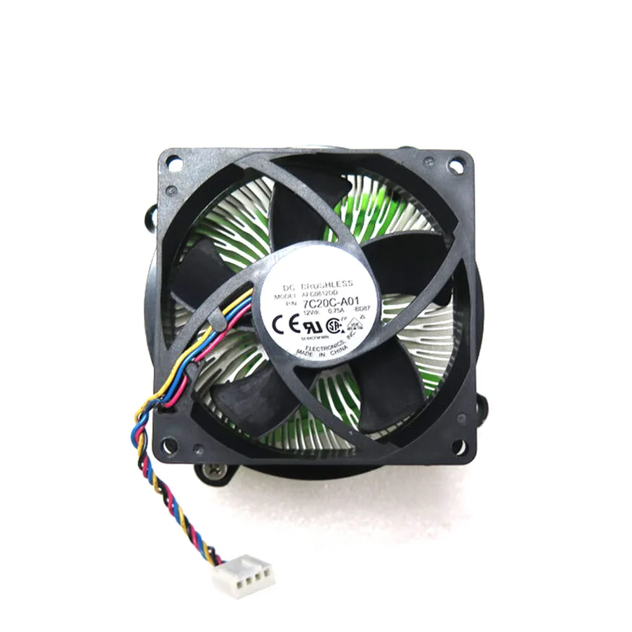 07C20C 0WKGR1 Heatsink&Fan For Alienware X51 R1 R2 R3 7C20C-A01 AFC0812DD-BD87 12VDC 0.75A WKGR1 Compatible DASA0820B2U P003