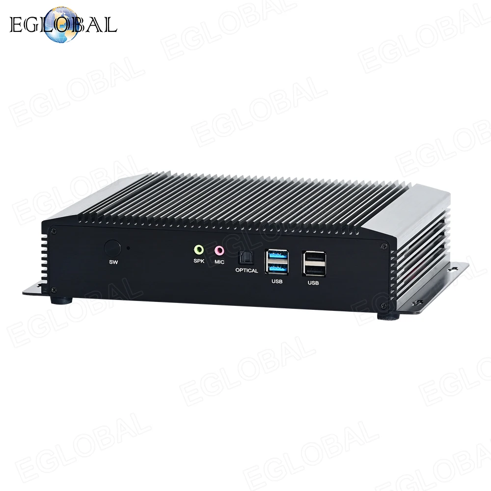 EGLOBAL 10th Gen Industrial Fanless Mini PC Intel Core i7-1065G7/i5-1035G4 32G RAM 512G SSD Indutrial Computer HDMI 2*LAN 2*COM