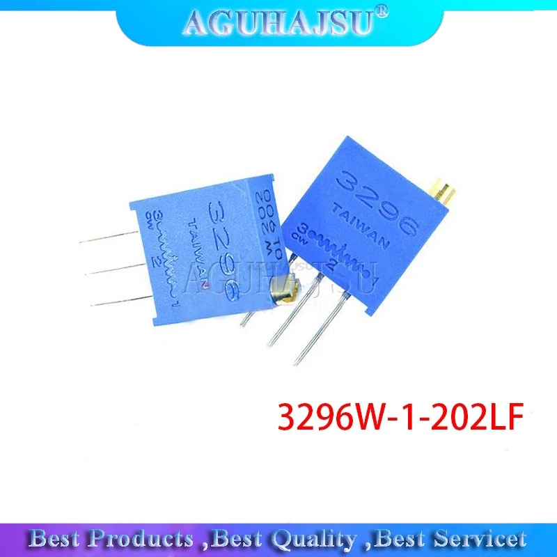 10pcs 3296W-1-202LF 3296W 2K ohm 202 3296W-1-202 3296W-202 W202 Trimpot Trimmer Potentiometer