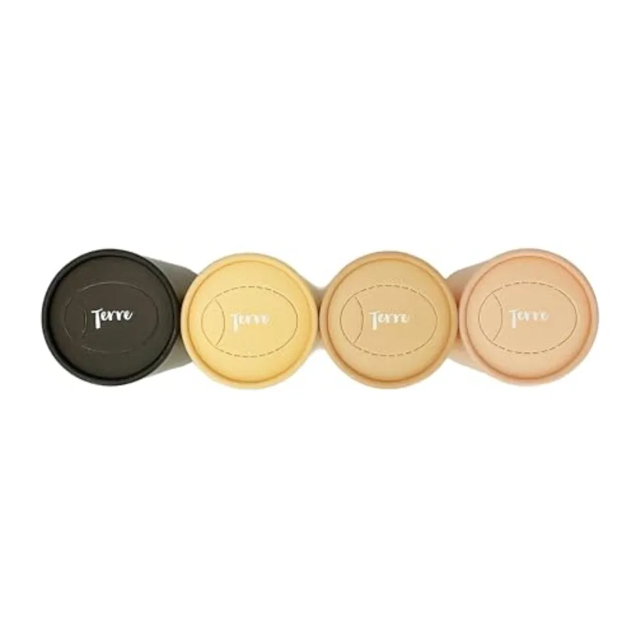 竹製車用シリンダーティッシュ 3層 無漂白 詰め替え可能 4パック 合計200枚入り FSC認証 エコフレンドリー ツリーフリー 堆肥化可能