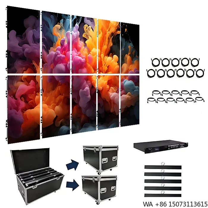 

Indoor P1.95 LED Panel 500x500mm Full Color Video Wall for Shopping Malls & Events