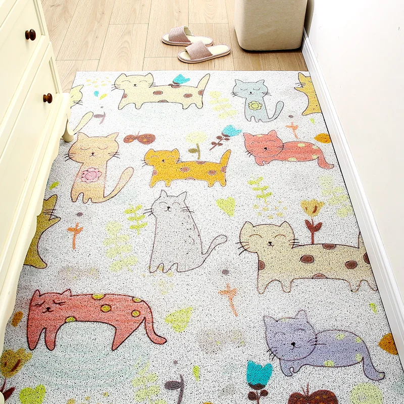 

Abstract Painting Rug Entrance Outdoors Mat for Entry Way Doormat Entry Rugs,Heavy Duty Non Slip Rubber Back Low Profile Carpet