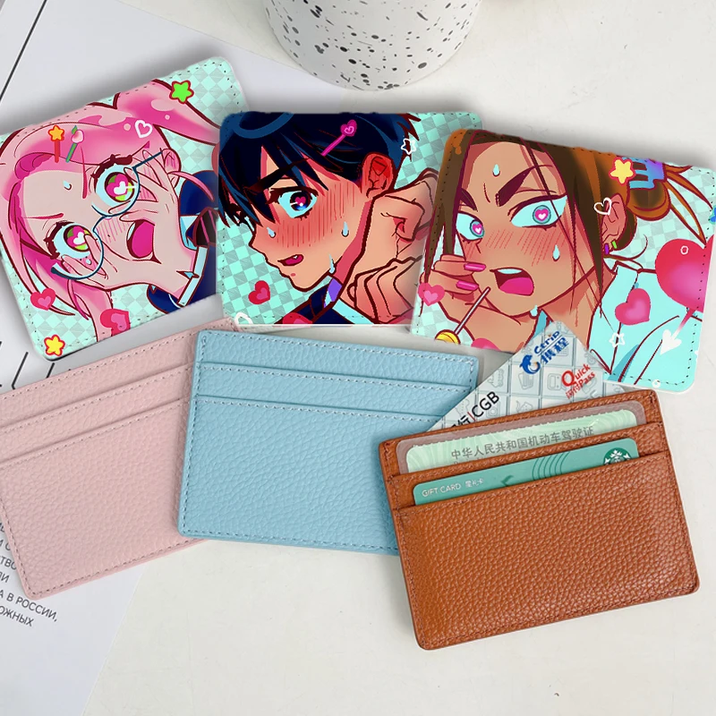 Alien Stage Purses Ultra Thin Mini Business Bank Credit Card Holder Wallet Women Small Coin Cards Cover Pouch Case Bag Gift