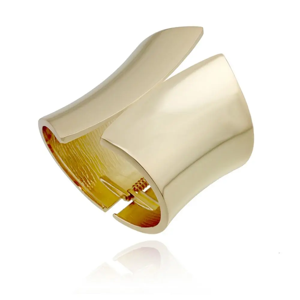 

Creative Exaggerated Chunky Heavy Bracelet Metal Goth Wide Open Bracelet Irregular Bijoux Fashion Punk Bangle Jewelry Gifts