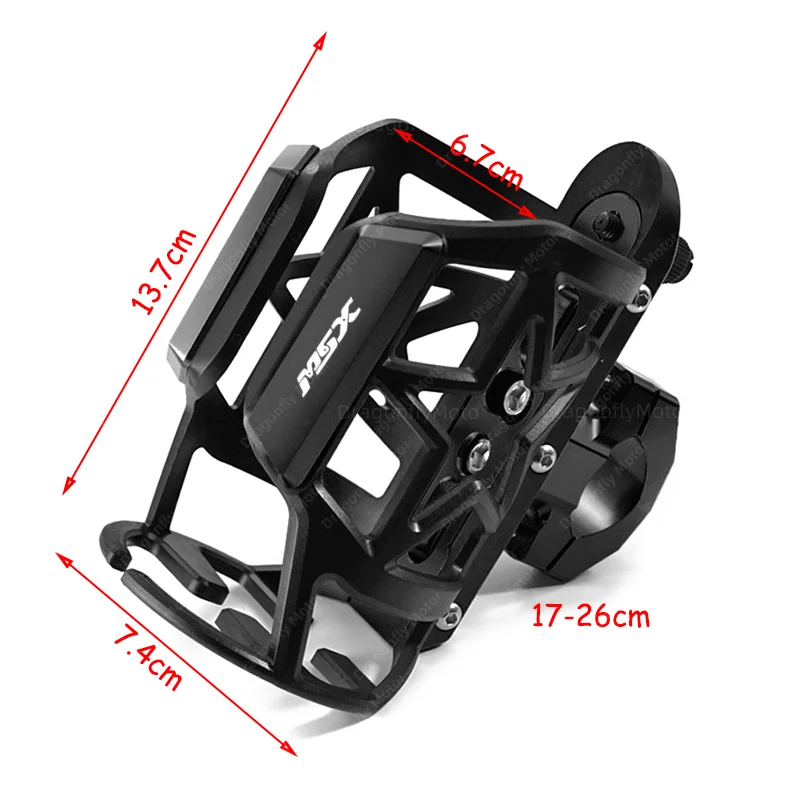 New Drink Cup Holder for HONDA GROM MSX125 MSX 125 2021 2022 2023 Motorcycle Stand Mount Accessories Beverage Water Bottle Cage