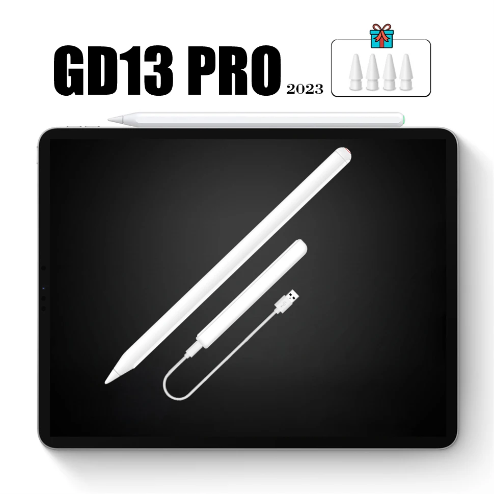 قلم تحديد للشحن اللاسلكي من الجيل الثاني لجهاز Apple iPad Air 4 5 Pro 11 12.9 Mini 6 مع قلم احترافي لرفض النخيل 2