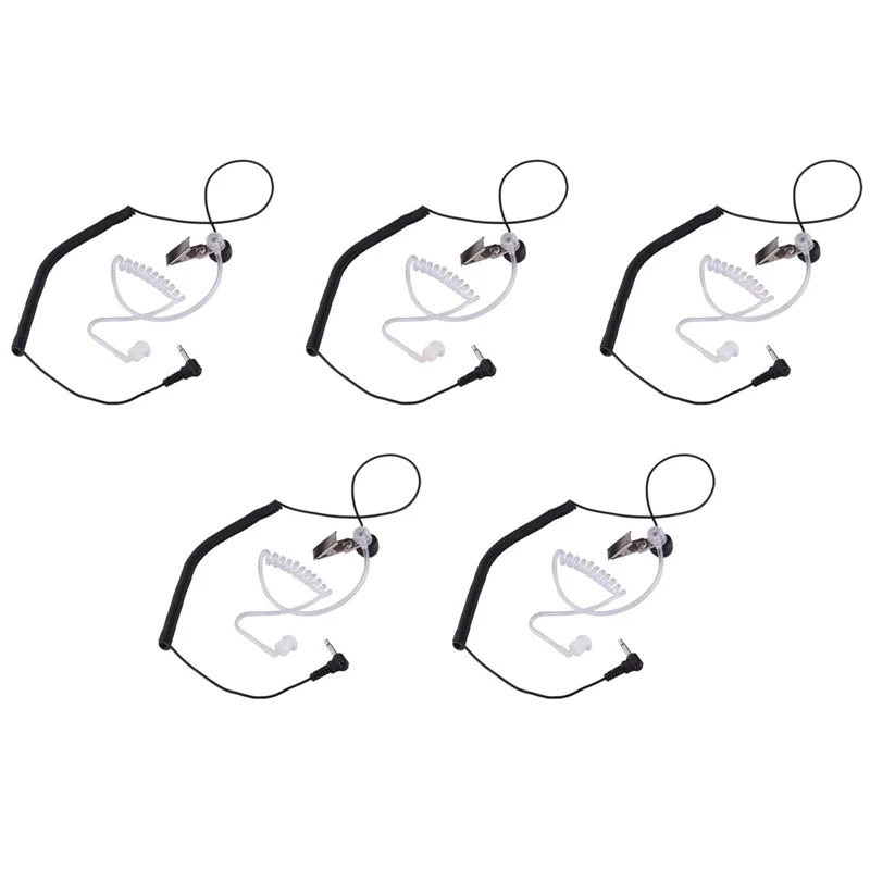 

5 шт., 3,5 мм, наушник с акустической трубкой для прослушивания, для Motorola APX6000 APX7000 APX4000, гарнитура, наушники-A74Z