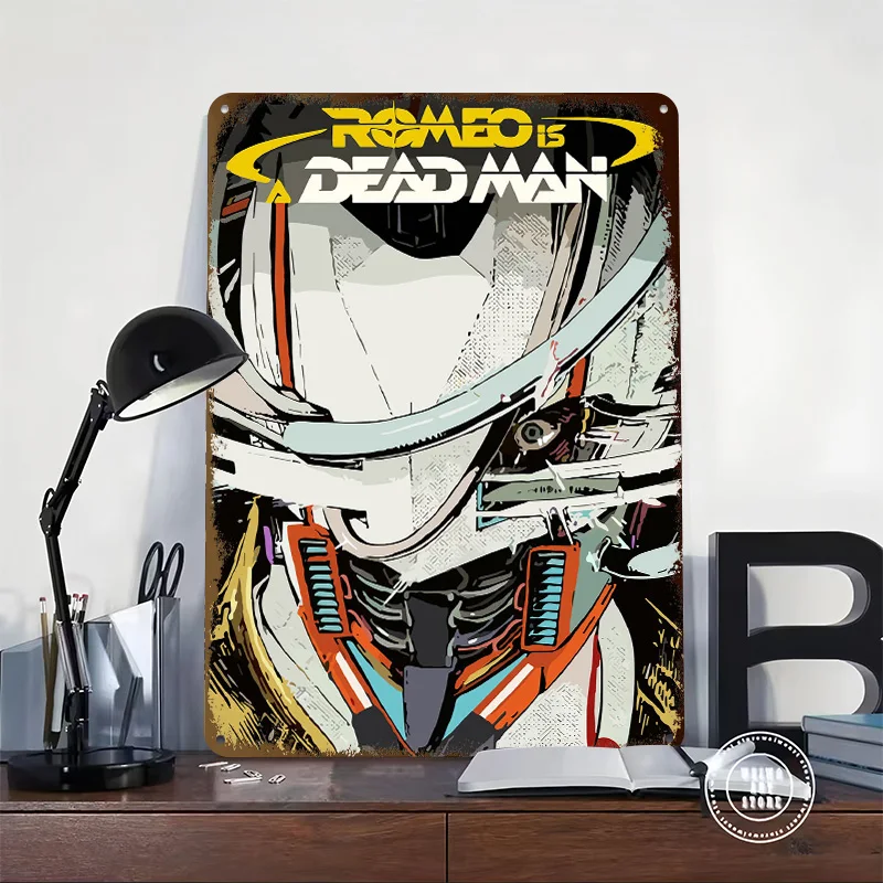 Romeo Is Dead Man Comic Cover Poster Customized Vintage Metal Signs Wall Art Retro Tin Plaque for Gamer Decoration Gaming House