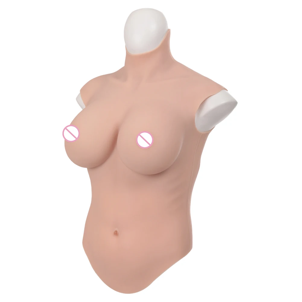 Dokier No-oil Silicone Breast Forms Fake Boobs Plate Enhancer Tits Male to Shemale Transgender Drag Queen Crossdressing Cosplay