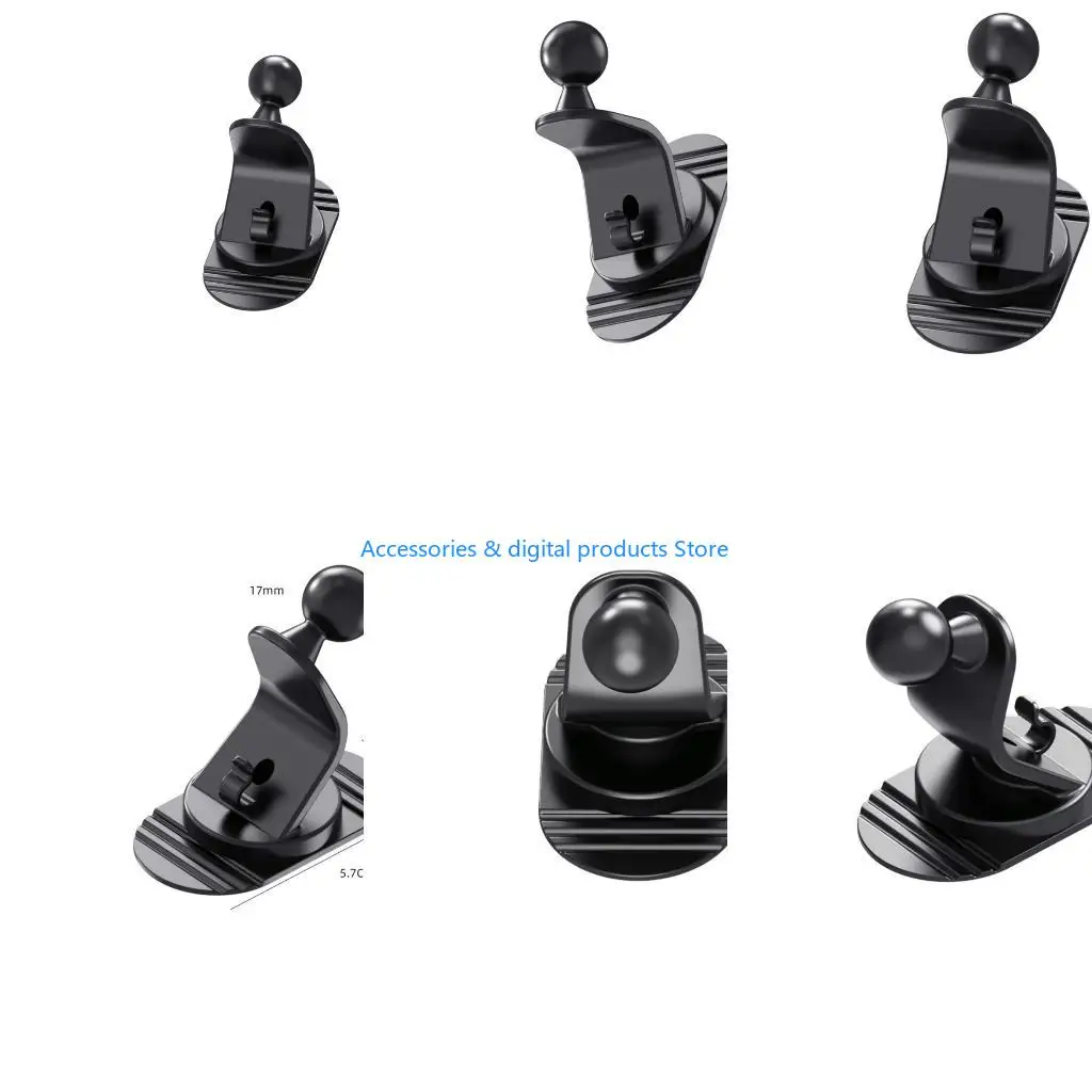 77JD Adjustable 17mm Ball Head Mounting Base Adapter Suitable For Car Air Outlet Phone Stand Holder & Dashboard Camera Mount