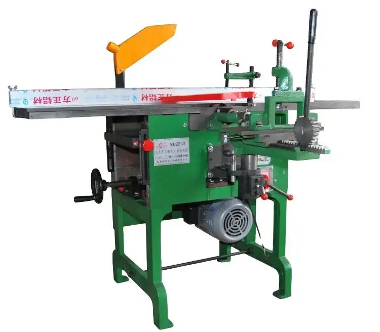 Wood Planer Thickener for  220V MLQ345 3 in 1 Wood Planer Table Saw Machine Easy To Operate