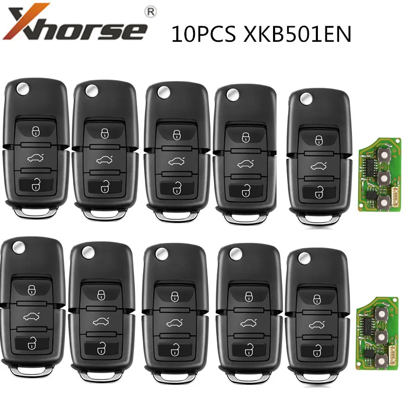 XHORSE XKB501EN Wired Universal Remote Key for Volkswagen B5 Type 3 Buttons for VVDI Key Tool English Version