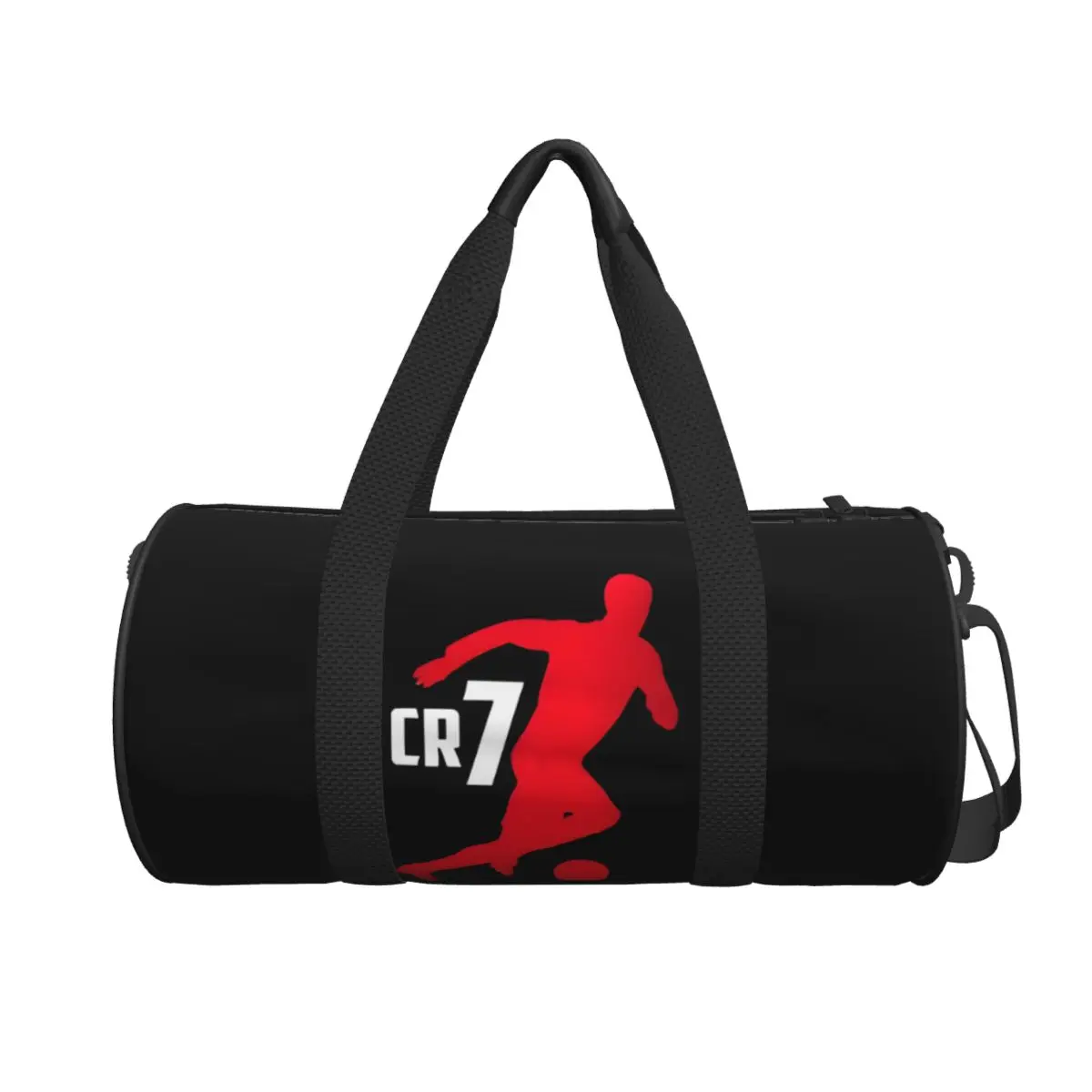 CR7-Cristiano-Ronaldo Round Large Capacity Travel Duffel Tote Bag, Handheld travel bag, lightweight storage luggage bag