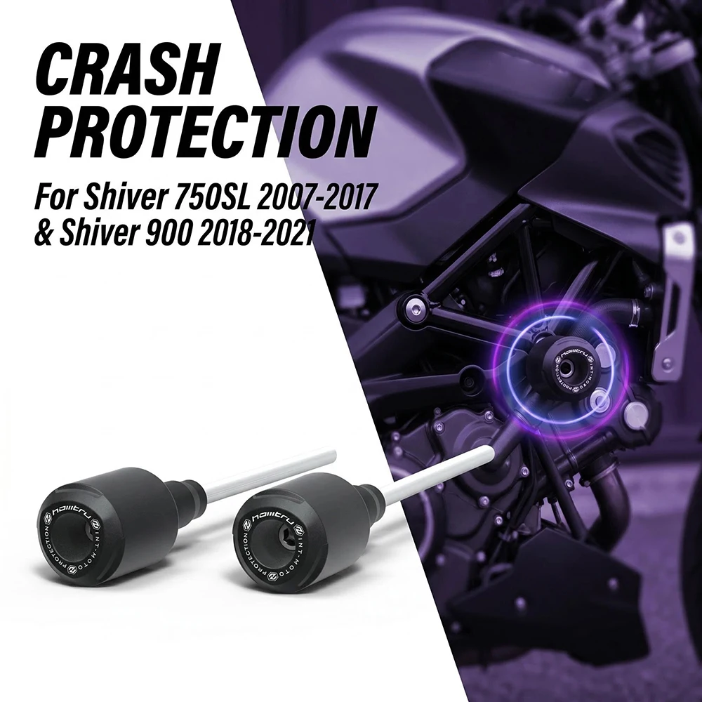 

Motorcycle Falling Crash Protector For Aprilia Shiver 750SL 2007-2017 & Shiver 900 2018-2021 Guards Engine Crash Bobbins
