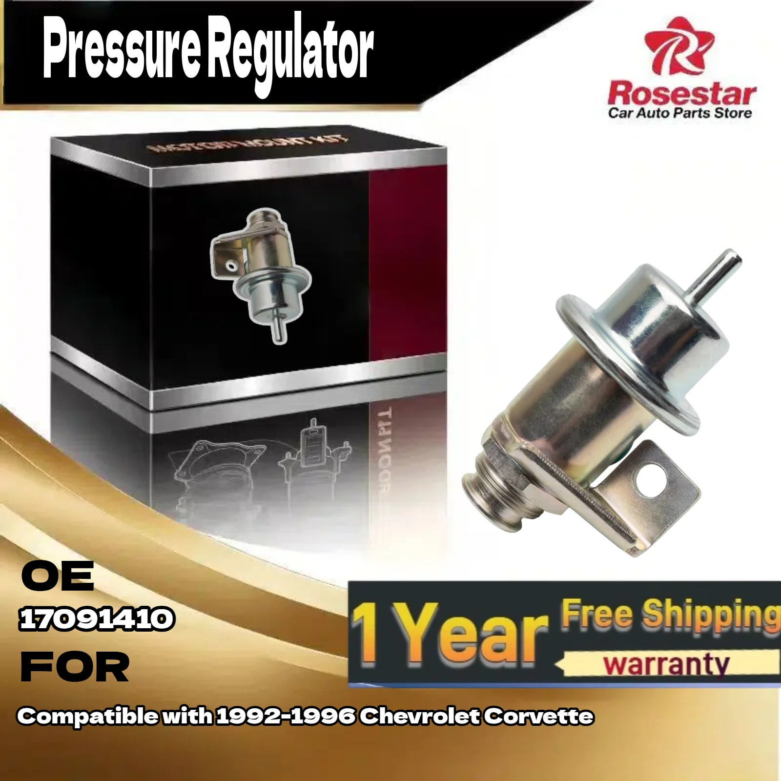 

Fuel Injection Pressure Regulator for Buick for Chevrolet Replacement 17091410