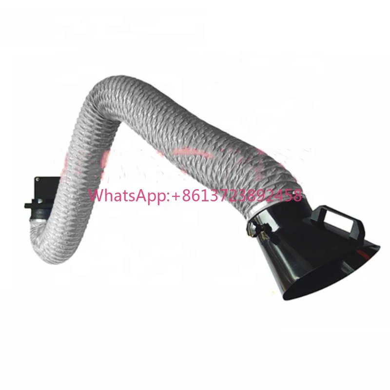 Flanges and Wall Mounts Industrial Dust Welding Flue Extraction Arm 2 m 3 m 4 m