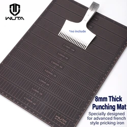 WUTA Professional 8mm Thicken Leather Punch Mat A4 / A5 Tools Cutting Mat, Punching Board,DIY Engraving Pad, Carving Knife Table
