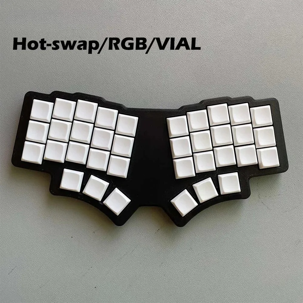 CHOC LP36 Mechanical Keyboard Wired Vial Programmable RGB Hot-swap Portable Ultrathin Ergonomics Office Pc Accessories 3D Print