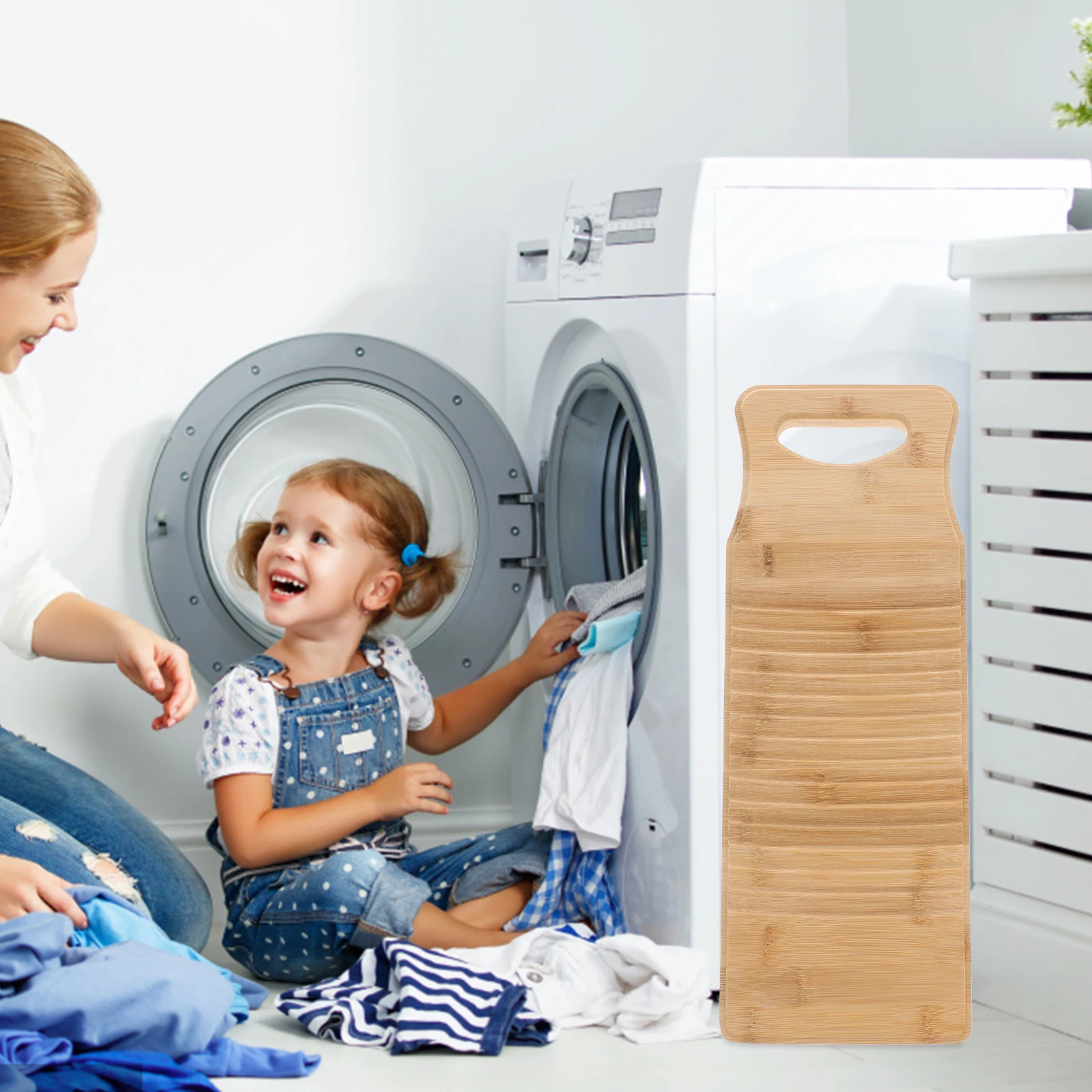 

Premium Anti Laundry Board Home Hand Washing Scrubber Cleaning Tool Water Electricity Saving Portable Travel