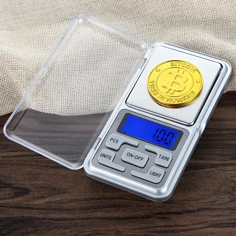 Digital Scale for Gold Sterling Silver Jewelry Scales Balance Gram Electronic Scales 100g/200g/300g/500g x 0.01g Mini Pocket