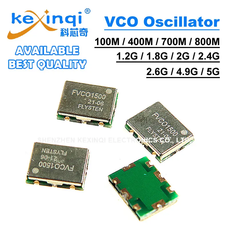 2pcs 100~5000MHz VCO Voltage Controlled Oscillator Signal Source for Interphone Frequency Band Jammer FVCO150 FVCO900  FVCO450