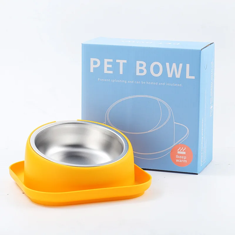 Pet Food Bowl 15 Degrees Slope Safeguard Neck Anti-Ant Cat Feeder Anti-overturning Non-Slip Bowl for Dogs Cats Puppy Kitten