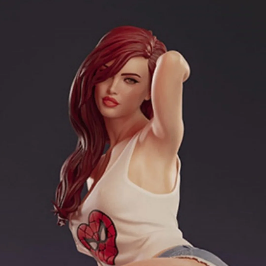 

1/24 Scale Resin Figure Charming Girl Assemble Model Kit Unassembled and Unpainted 3D printing DIY toy