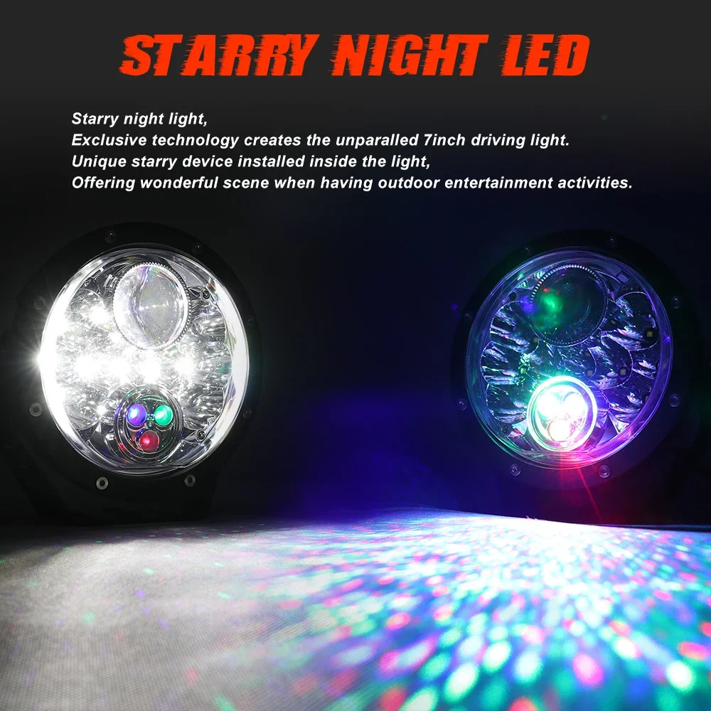 Scene Light 660M 6000LM 12V 24V 4x4 Off Road Adventure Starry Night Led Driving Light for Outdoor Camping