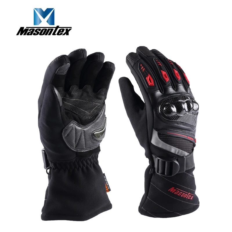 Masontex Motorbike Gloves Autumn Winter Touch Screen Waterproof Windproof Anti-Fall Keep Warm Motorcycle Outdoor Riding Gloves