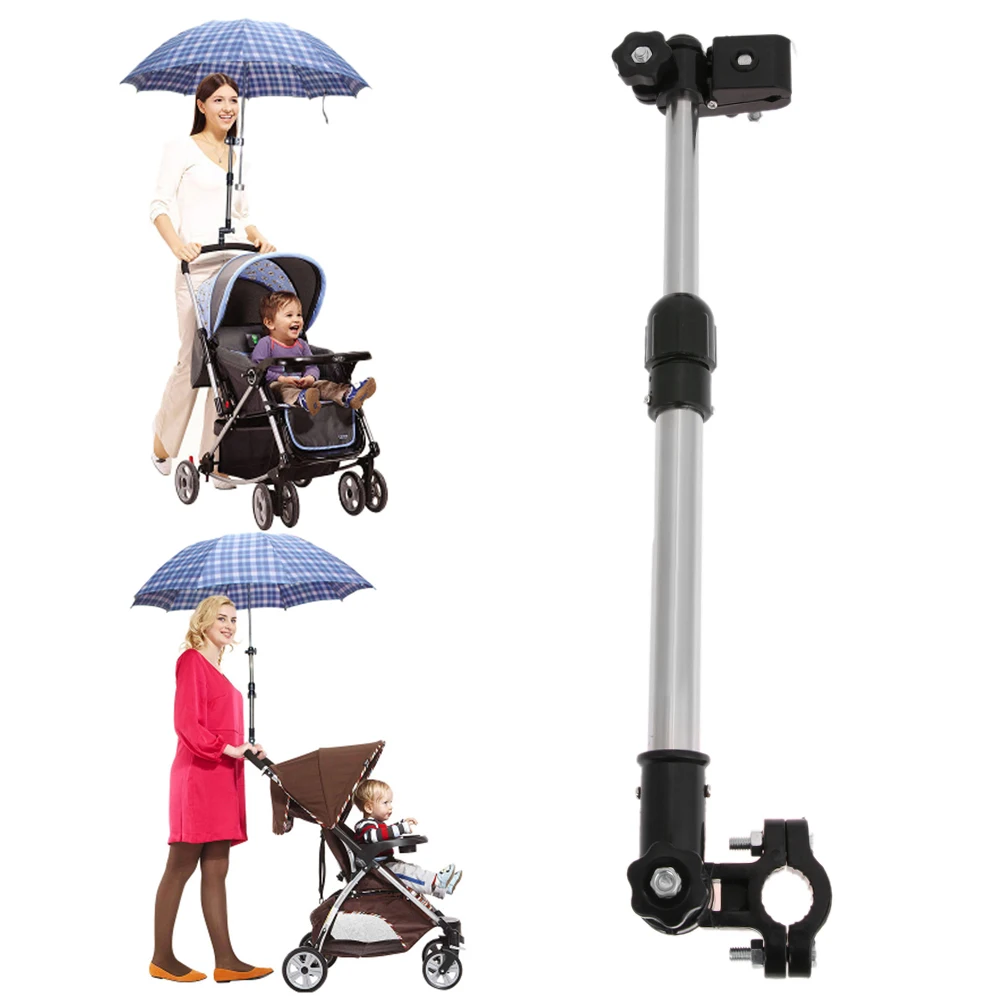 Baby Stroller Stand Portable Baby Stroller Umbrella Holder Plastic Adjustable Practical for Cycling Bike Accessories for Parasol