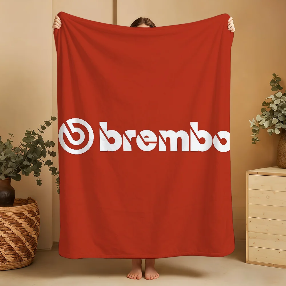 Logo Blanket Throw Super Cosy Plush Living Room Sofa Couch Childish B-BremboS-ES Birthday Gifts
