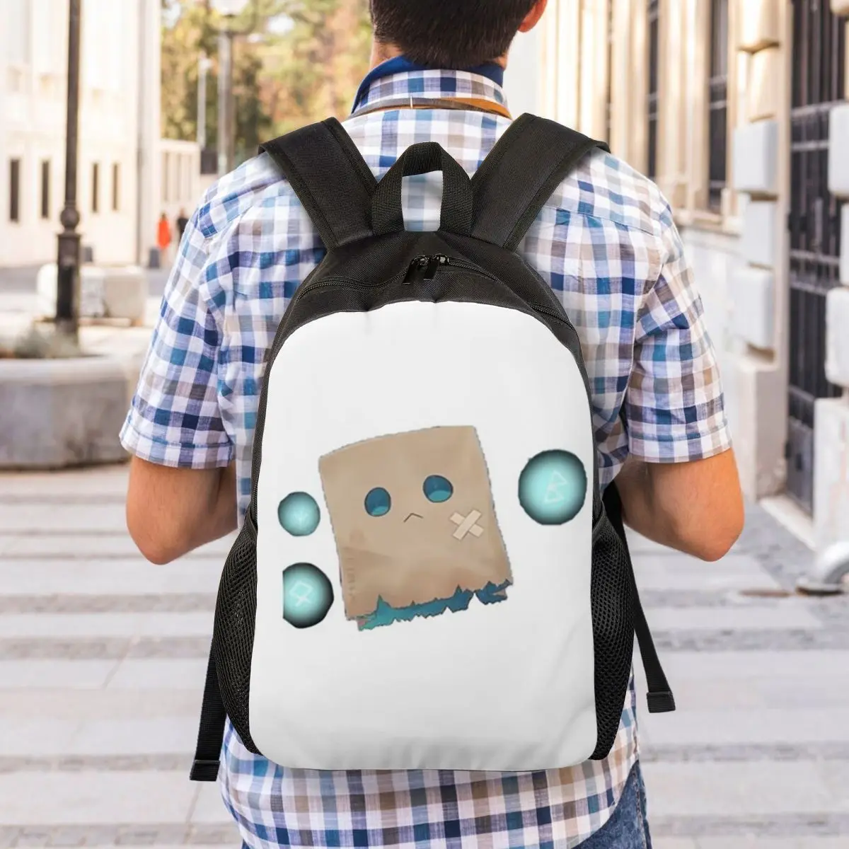 Nanashi Mumei - Nameless Friend Backpack Student Boys Girls BookBag School Bag Computer Shoulder Bags