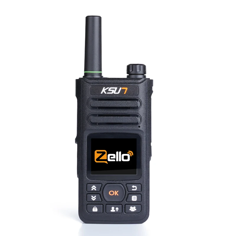 Poc PTT Zello Walkie Talkie 4g WiFi Android Phone Radio Long Range 100 Miles Km Professional Walkie Talkie Insert Your Sim Card