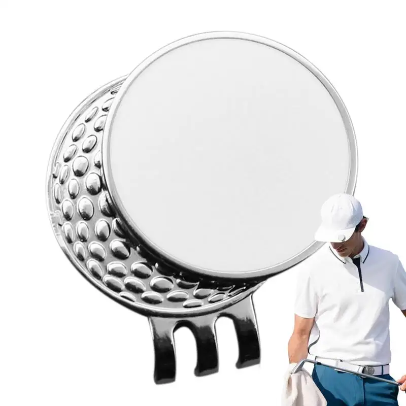 Metalen Golfbal Marker Magnetische Mannen Vrouwen Golfbal Marker Outdoor Sportuitrusting Riem En Pocket Clip-On Golfbal marker Voor