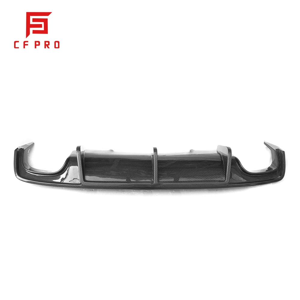 Automotive Parts Rear Diffuser Carbon Fiber Car Bumper Rear Lip For Audi S5 2013-2014