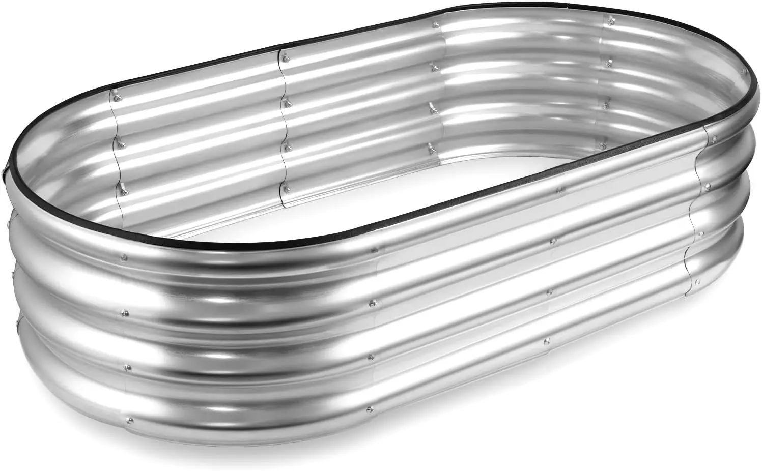 

Raised Garden Bed,Galvanized Raised 4×2×1ft Planter Boxes Outdoor with Easy Assembly, Large Garden Bed for Vegetables, Fruits, F