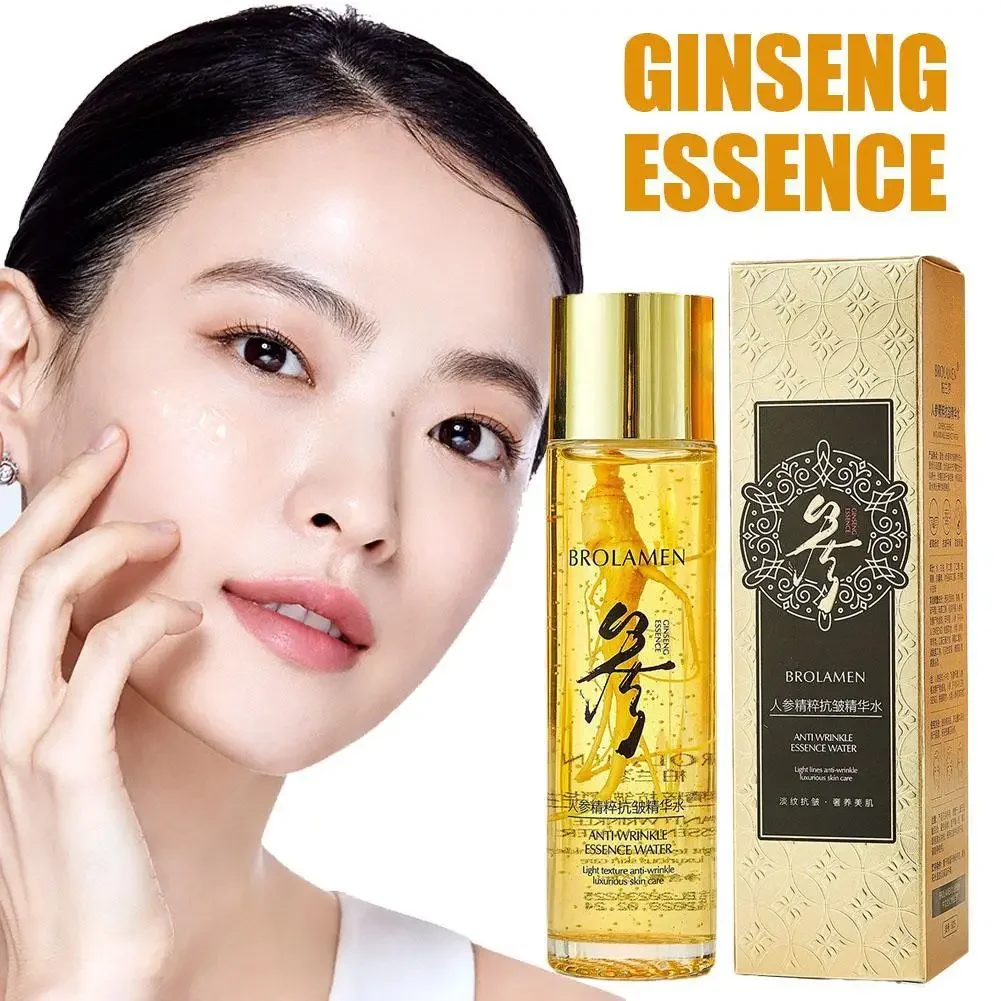 

120ml Ginseng Face Serum Essence Water Firming Moisturizing Repairing Anti-Aging Brighten Serums Skin Care For Women Lady