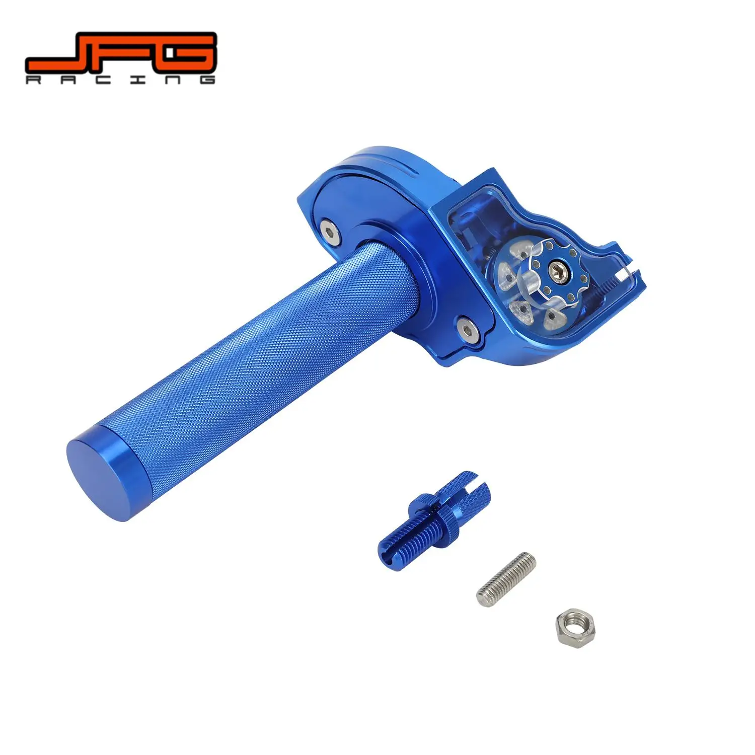 7/8''22mm Motorcycle Accelerator Handlebar Throttle Visible Twist Grip Universal CNC Aluminum For Pit Bike Motorcycle Parts ATV