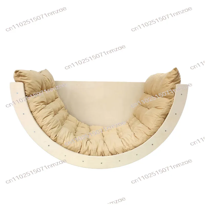 Rocking Chair Solid Wood Multifunctional Climbing Frame Slide Learning Table Cradle Cradle Lounger