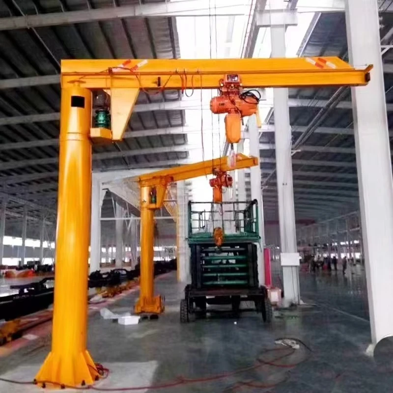 500kg 1 1.5 2 3 4 5 Tons Pillar Jib Crane with 360 Degree Rotation